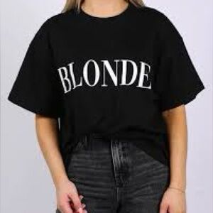 Brunette the Label Blonde Boxy Tee Size XL/XXL